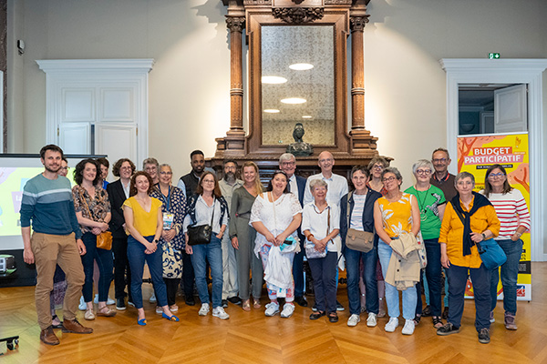 Les lauréats de l'édition 2024 du budget participatif à Angers.